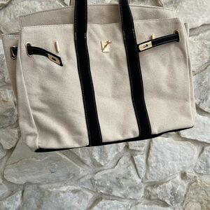 Boatkin Black Canvas Boat Tote Bag